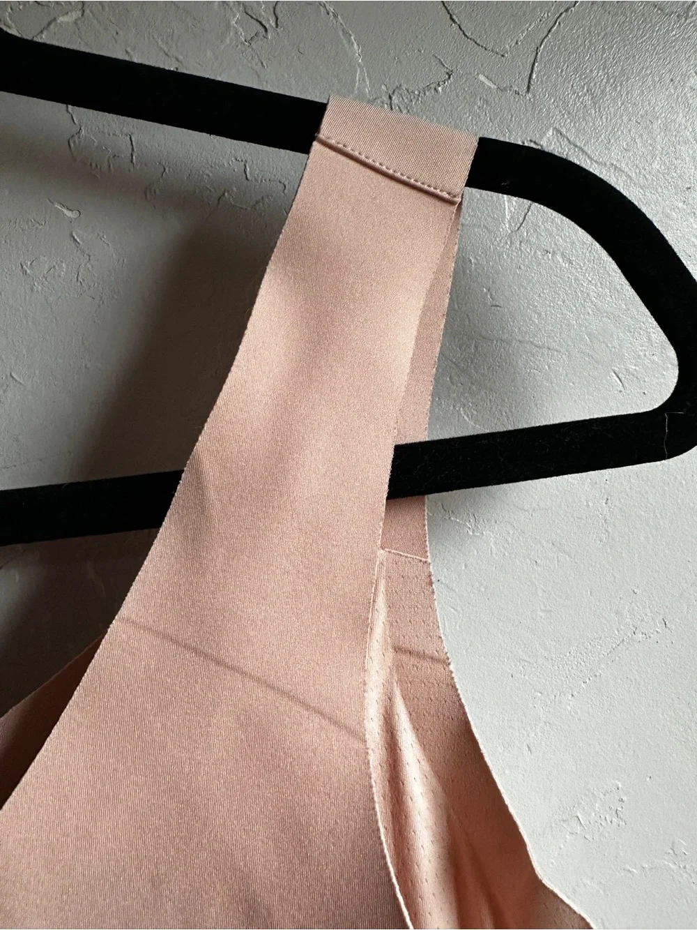 Honeylove Blush Pink V Neck‎ Wireless Sculpt Bra XL Seamless Shapewear Sz XL